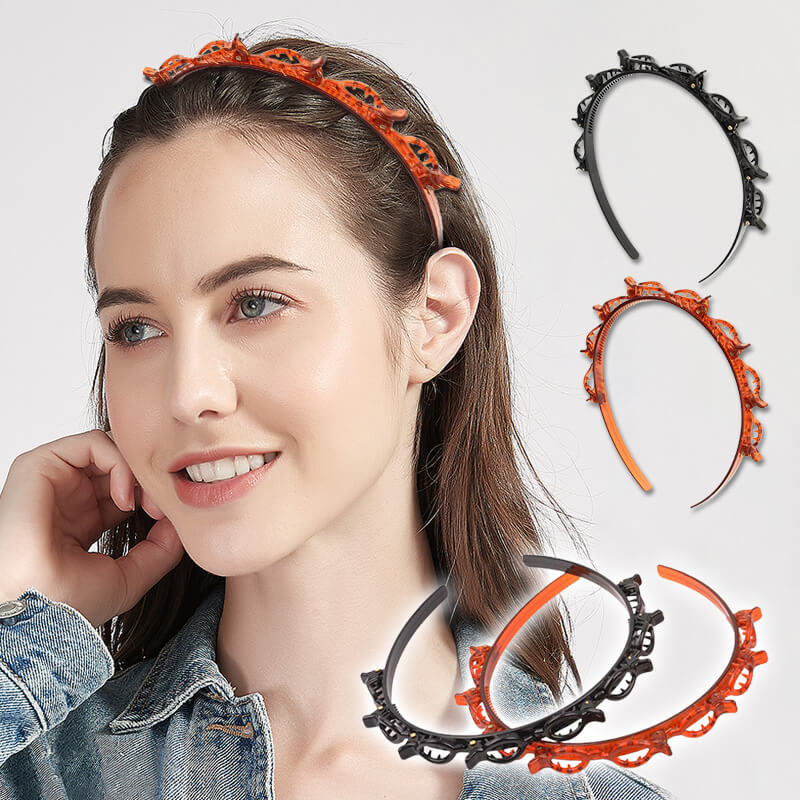 Lot de 4 serre-têtes de coiffure
