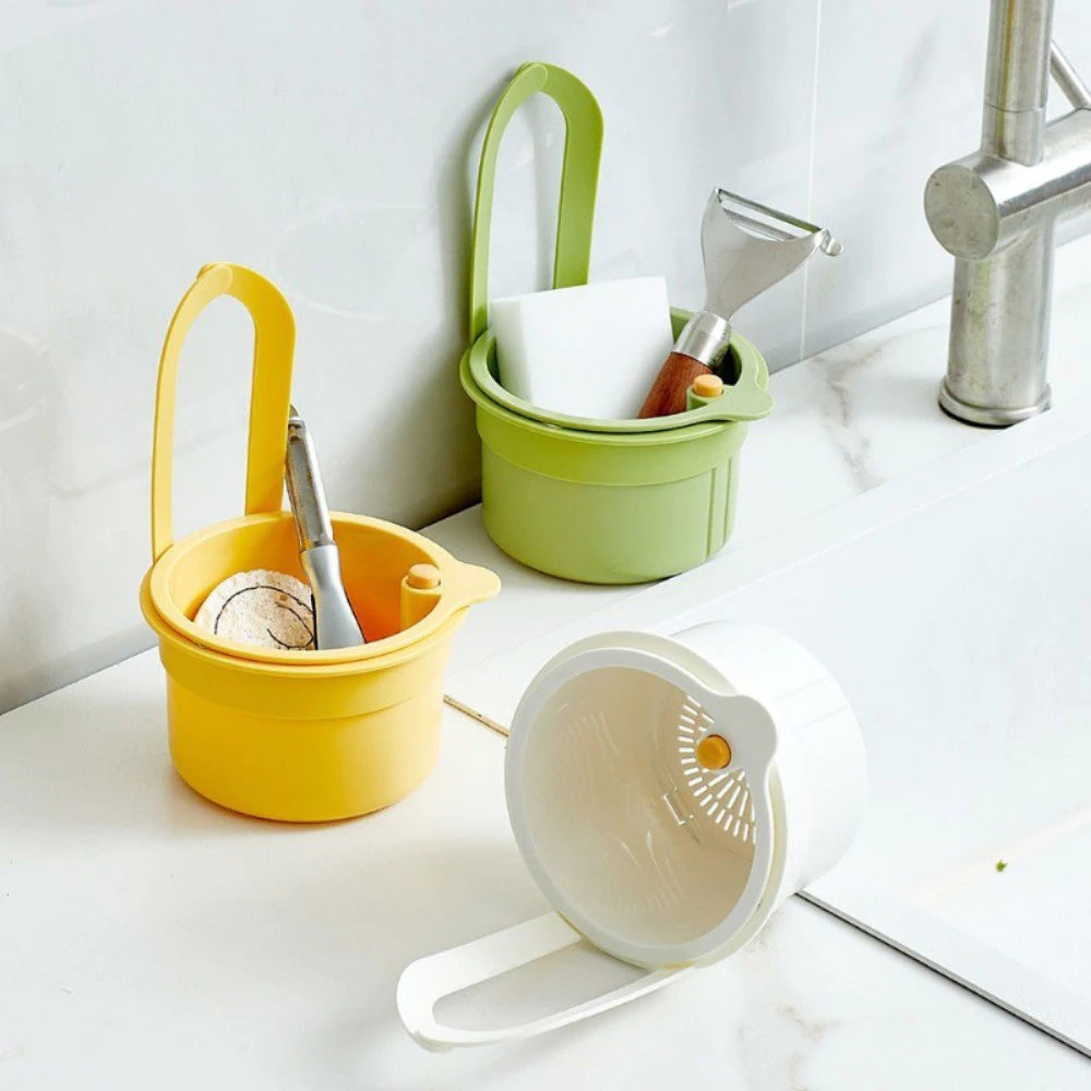 Panier filtrant d’évier amovible à deux niveaux