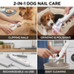 Coupe-griffes et lime électrique 2-en-1 pour chien – image 4