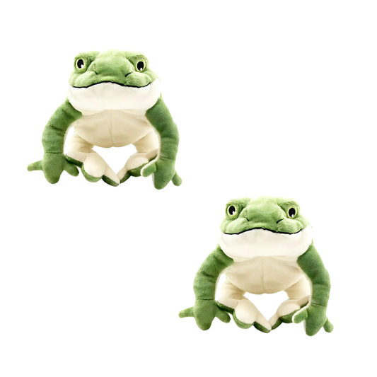 Jouet Grenouille Chien - Peluche Couineur x2 - image 1