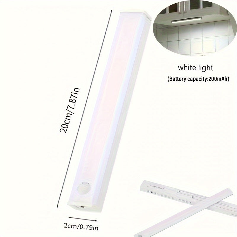 Barre lumineuse à DEL rechargeable avec détecteur de mouvement