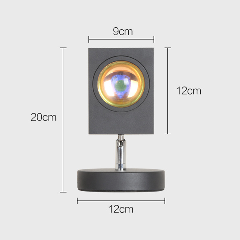 Lampe de table à DEL de style rétro, alimentation USB