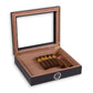 Coffret de rangement pour quinze cigares avec hygromètre