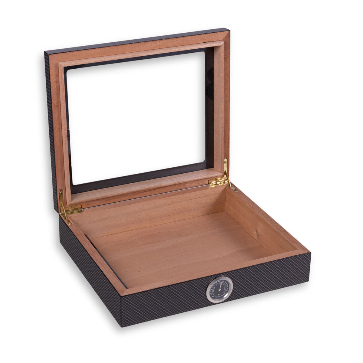 Coffret de rangement pour quinze cigares avec hygromètre
