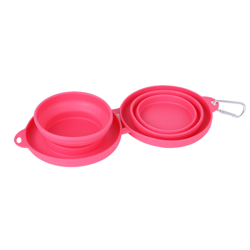 Gamelle Double Pliable Chien - Bol de Voyage 600 ml - image 2