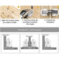 Lot de 10 charnières d’armoire à fermeture douce – image 6