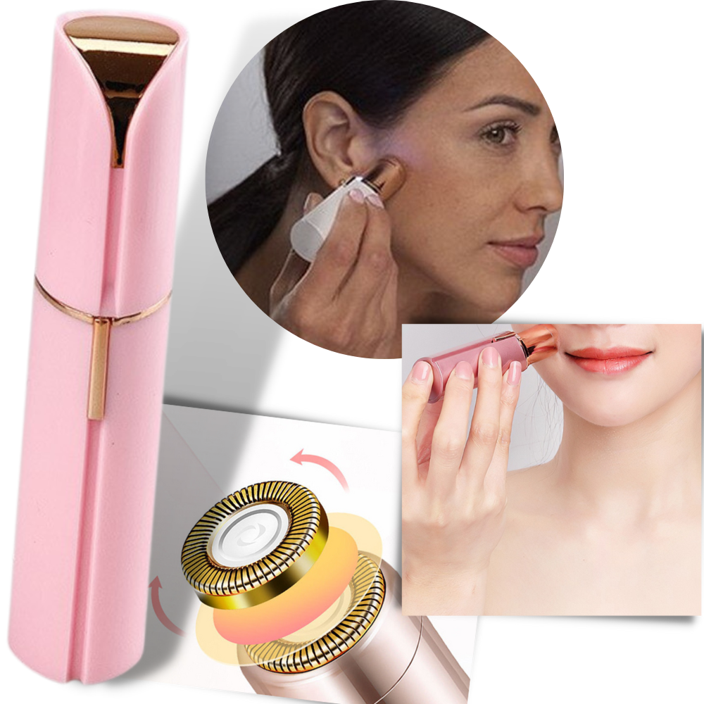 Rasoir électrique compact pour retouches visage et corps