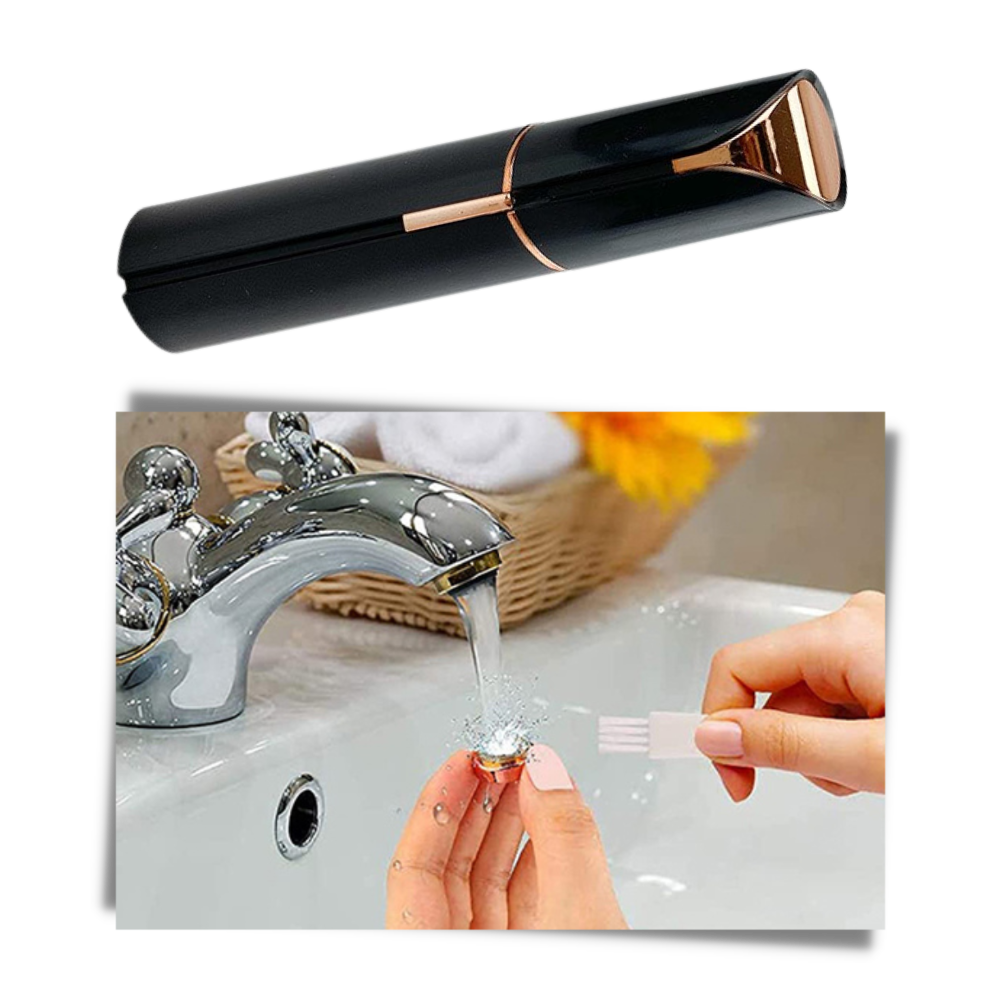 Rasoir électrique compact pour retouches visage et corps