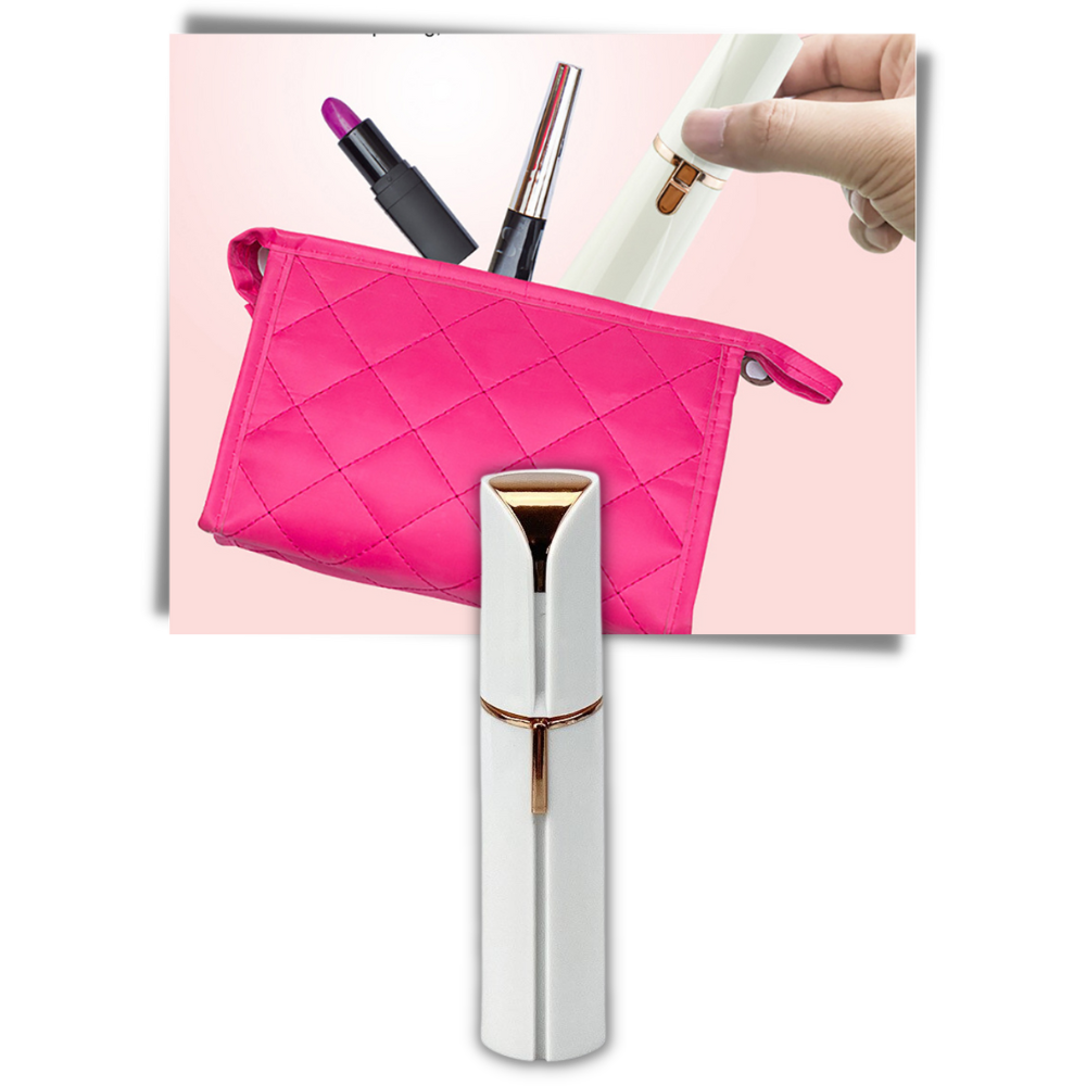 Rasoir électrique compact pour retouches visage et corps