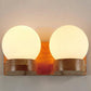 Applique en verre à un ou deux points lumineux, culot E26