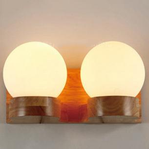 Applique en verre à un ou deux points lumineux, culot E26
