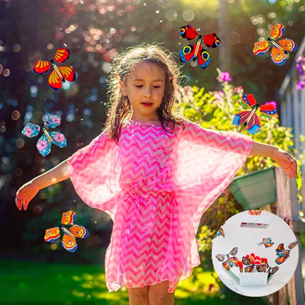 Boîte cadeau surprise à papillons volants