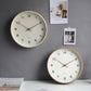 Horloge murale en bois, diamètre 30 cm