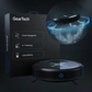 Robot de nettoyage de sol rechargeable, aspiration et lavage
