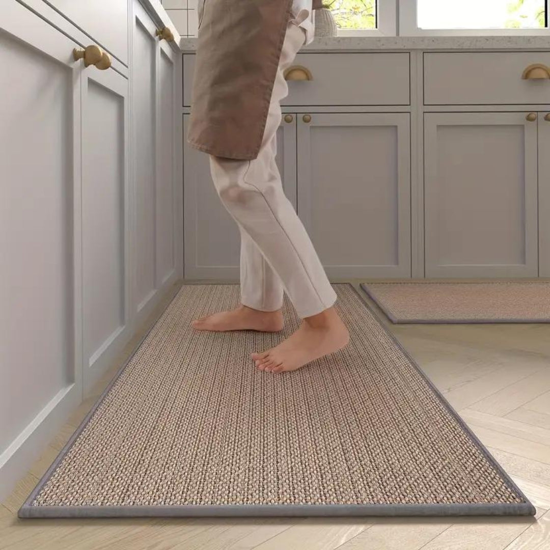 Tapis de cuisine rembourré à dessous texturé