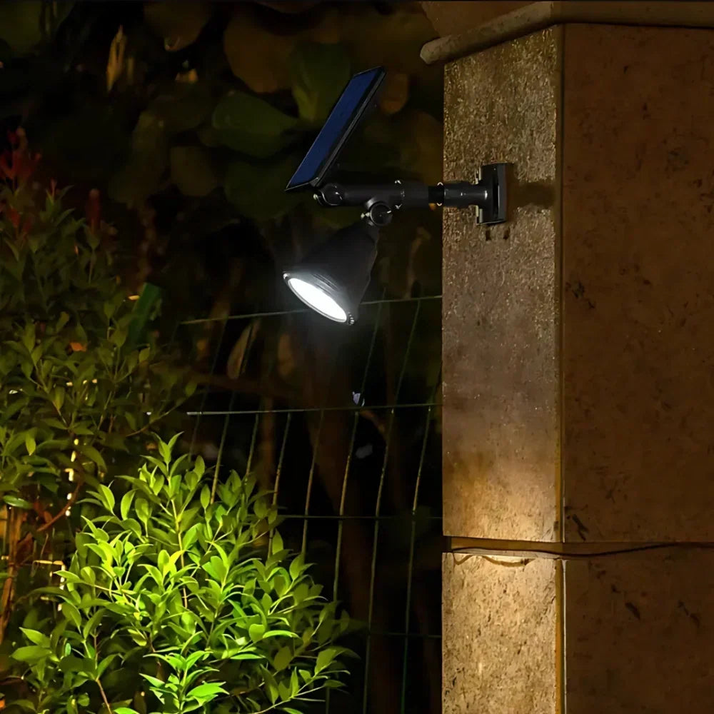 Spot solaire de jardin orientable à DEL, 30,5 cm