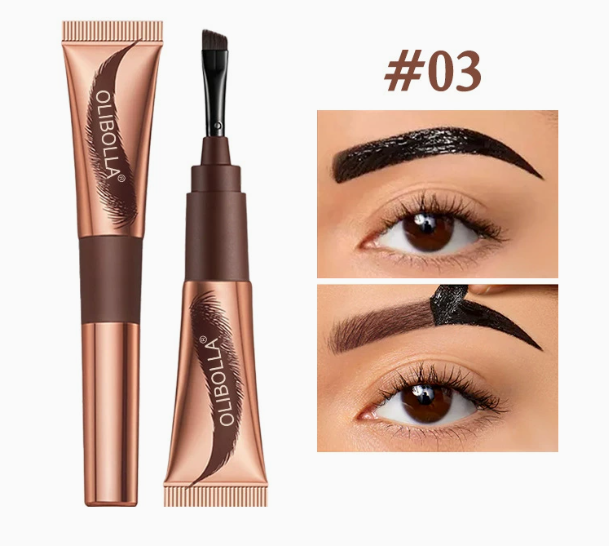 Gel teinté sourcils peel-off – Définition longue tenue – Lot de 2