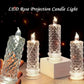 Bougies LED décoratives à changement de couleur et piles AA