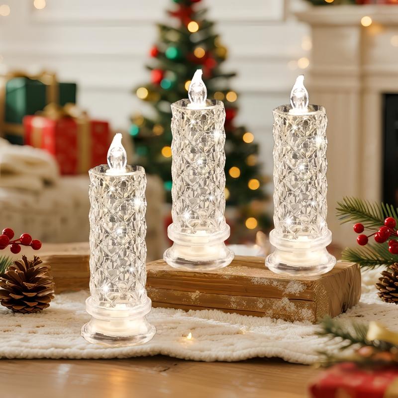 Bougies LED décoratives à changement de couleur et piles AA