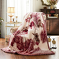 Couverture lestée en peluche texturée pour le lit