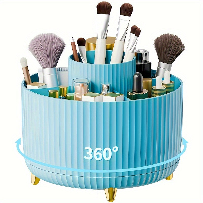 Organisateur de maquillage rotatif à cinq compartiments