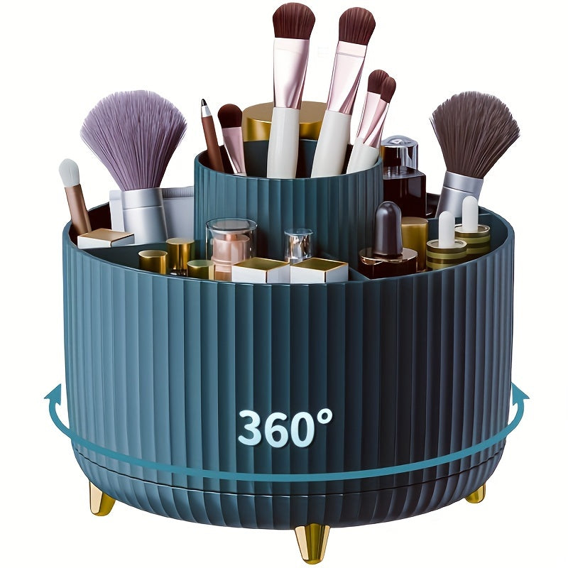 Organisateur de maquillage rotatif à cinq compartiments