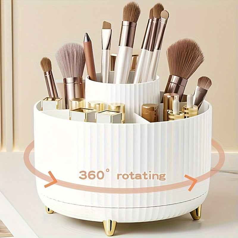 Organisateur de maquillage rotatif à cinq compartiments