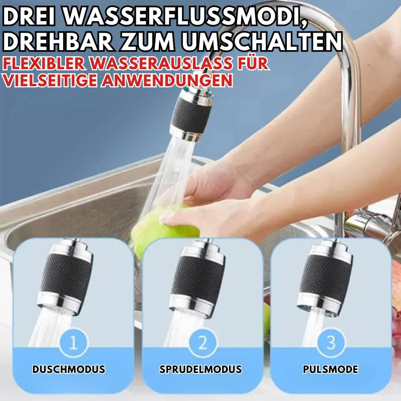 Embout anti-éclaboussures orientable pour robinet