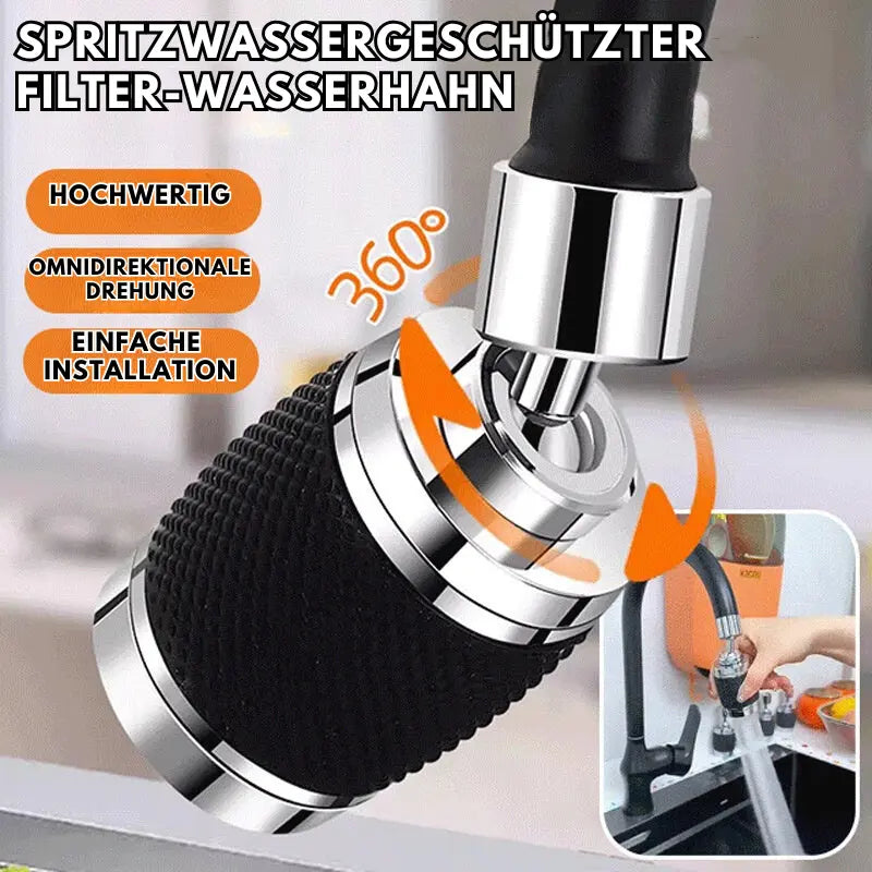 Embout anti-éclaboussures orientable pour robinet