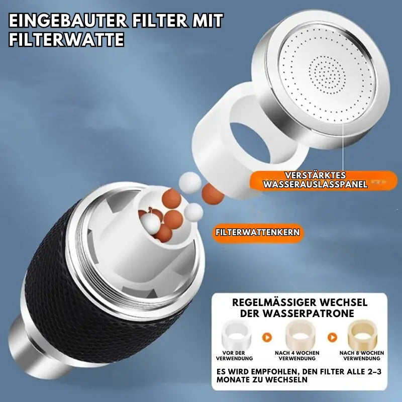 Embout anti-éclaboussures orientable pour robinet