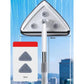 Balai triangulaire pivotant pour angles et recoins