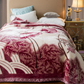 Couverture lestée en peluche texturée pour le lit