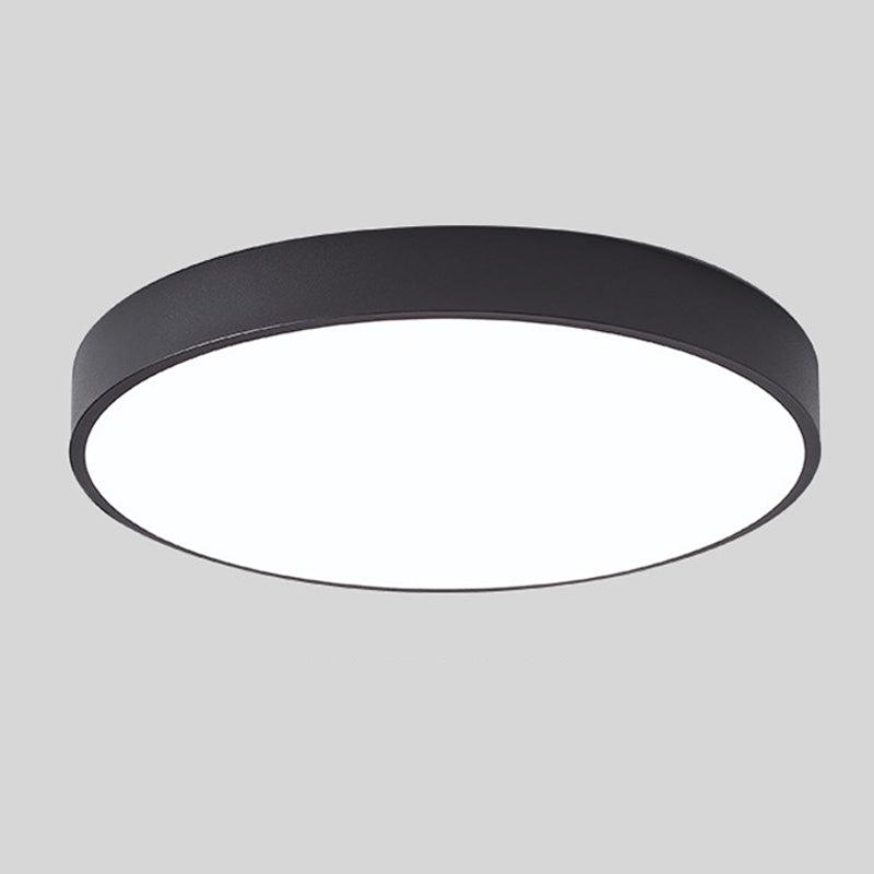 Plafonnier rond fin à trois teintes lumineuses