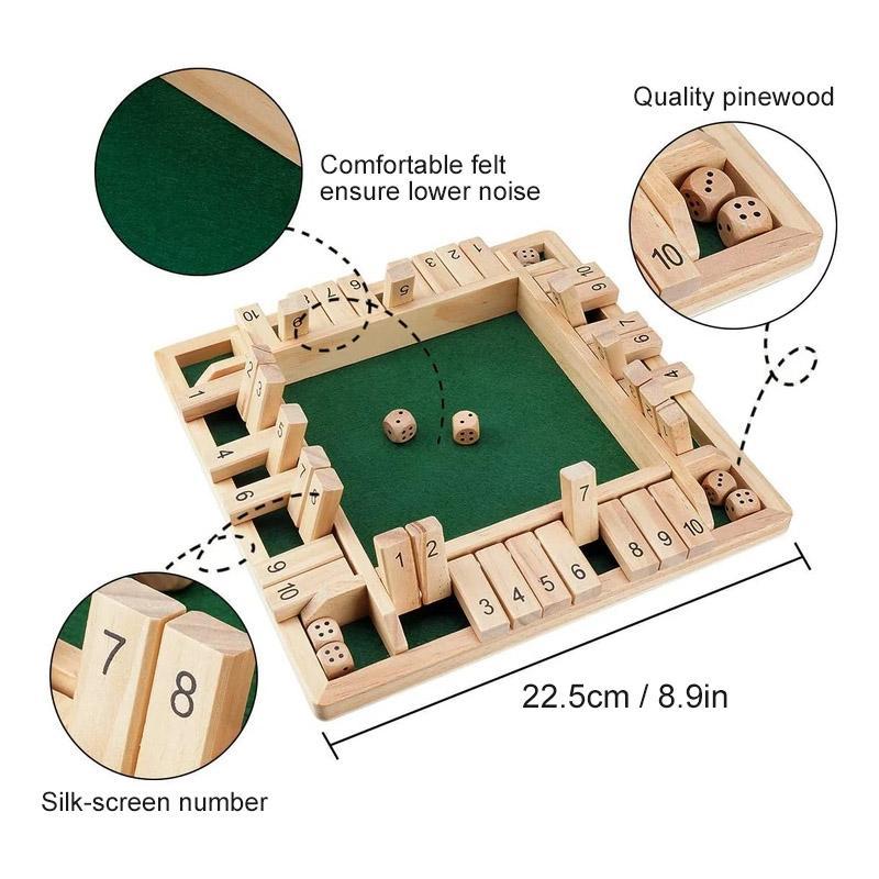 Jeu de nombres en bois – Jeu de maths familial pour 2 à 4 joueurs – image 3