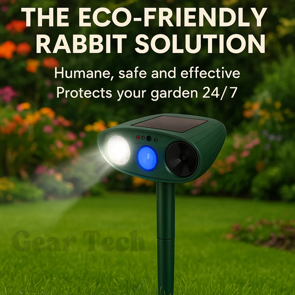 Répulsif solaire de jardin à fréquence réglable