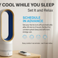 Ventilateur sans pales apparentes avec télécommande