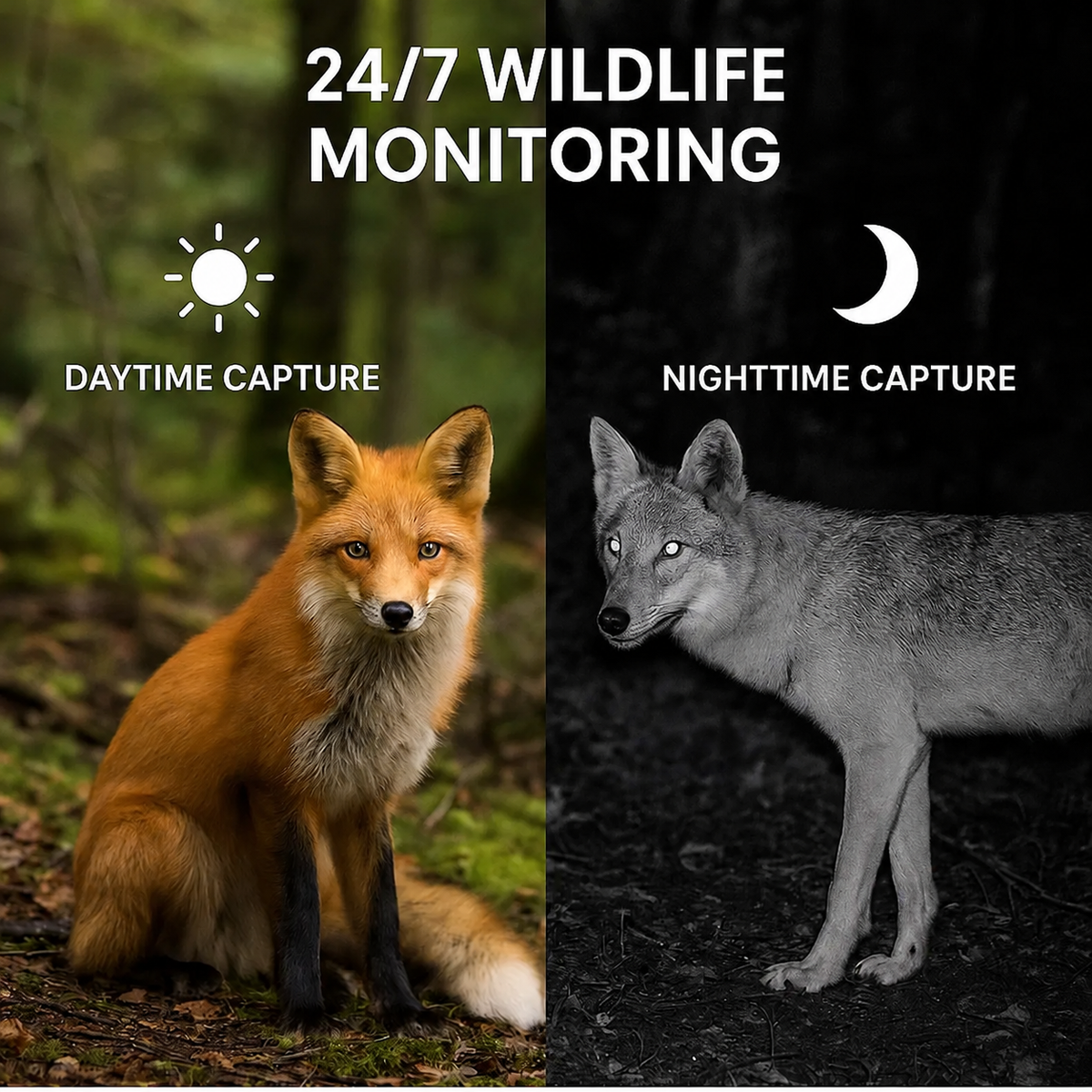 Caméra d'observation extérieure avec vision nocturne et écran