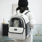 Sac de transport pour chat respirant en forme de capsule transparente