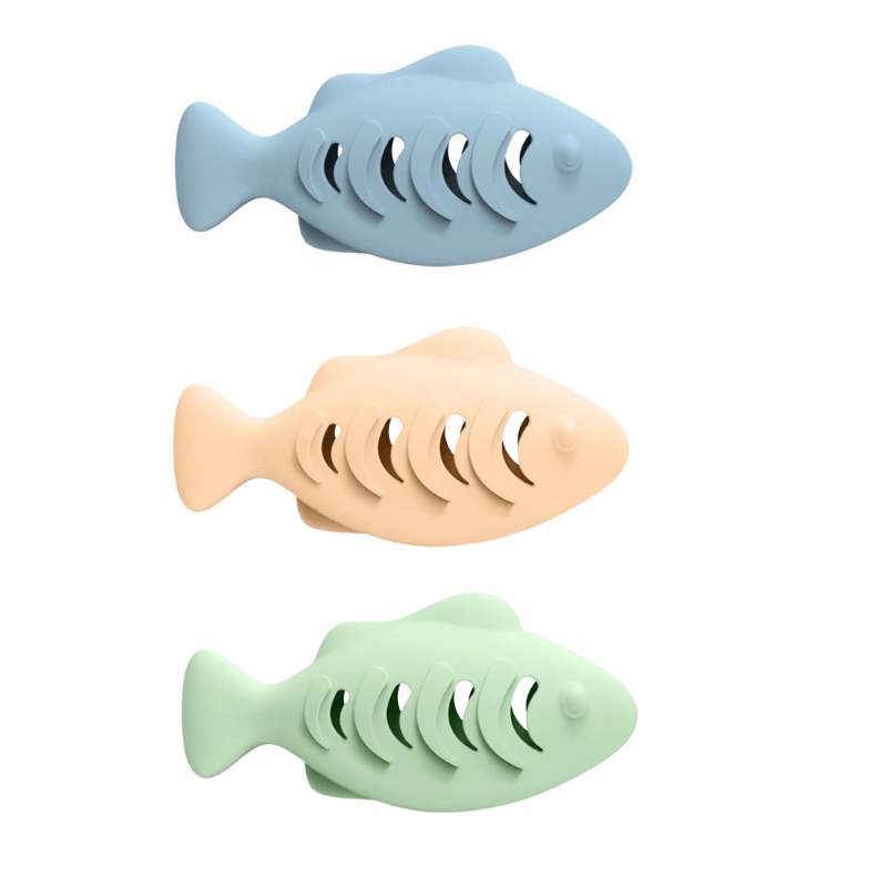 Felineau Poisson Peluche Herbe-à-Chat - Jouet Renifleur Sensoriel Félin