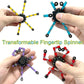 Jouets rotatifs transformables en plastique, lot de 8
