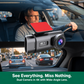 Caméra embarquée avant 4K et arrière 1080p avec GPS et Wi-Fi