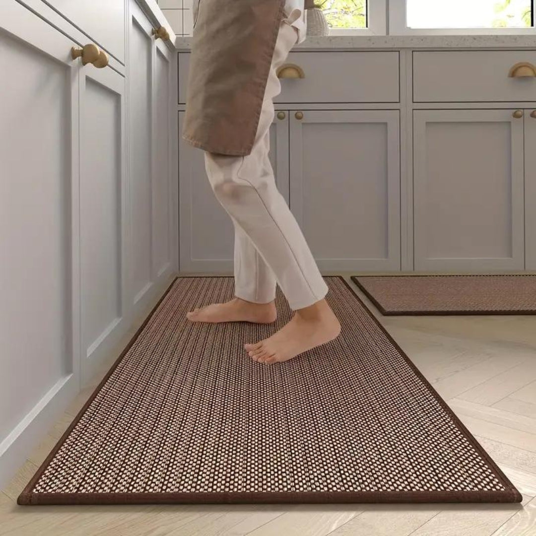 Tapis de cuisine rembourré à dessous texturé