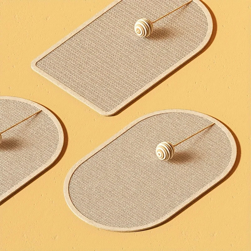 Felineau Griffoir Mural Sisal 3-en-1 avec Jouet Suspendu