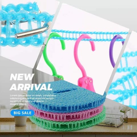 Corde à linge portable pour intérieur et extérieur – image 11