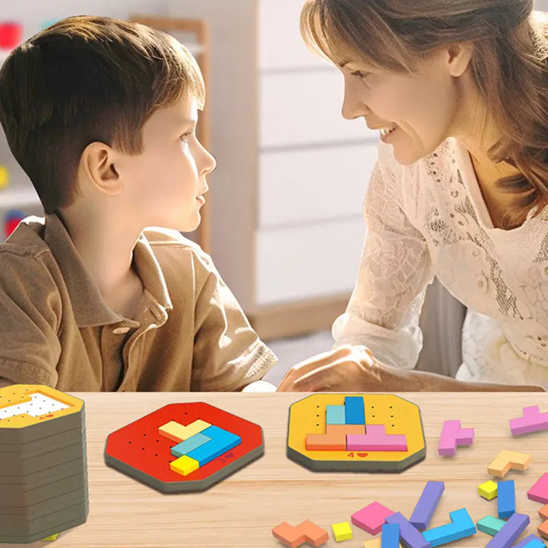 Casse-tête de formes à assembler pour enfants