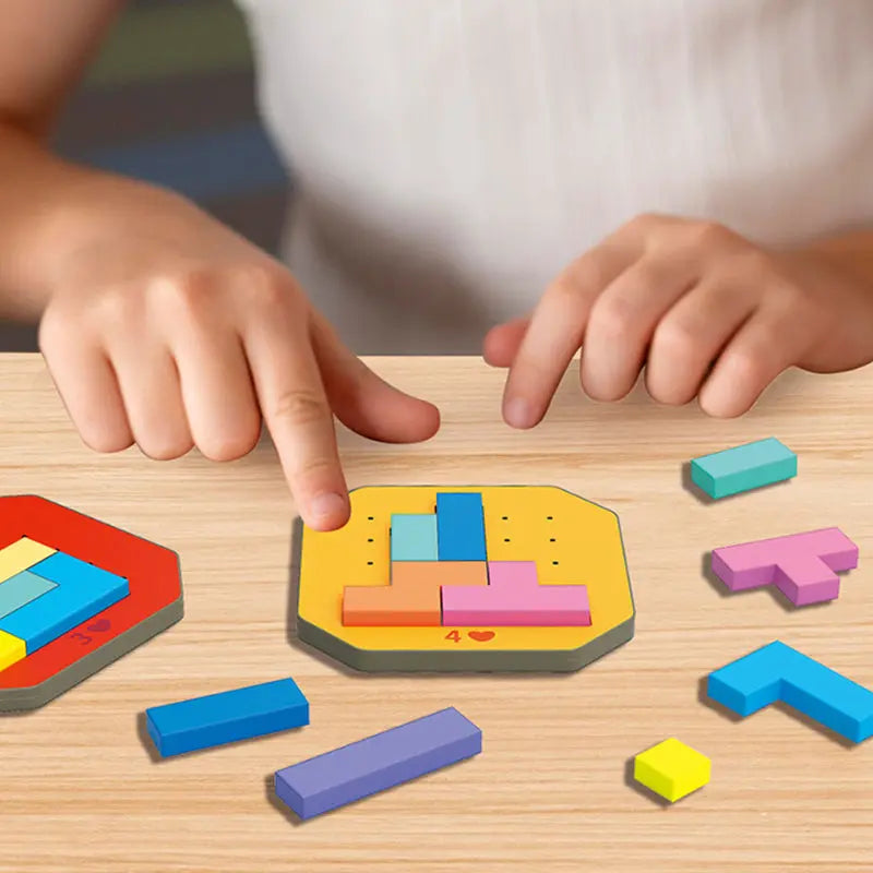 Casse-tête de formes à assembler pour enfants