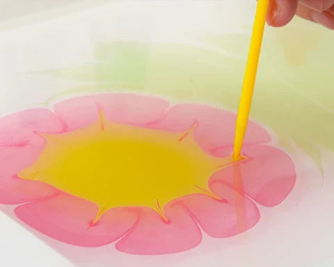 Kit de peinture marbrée sur eau
