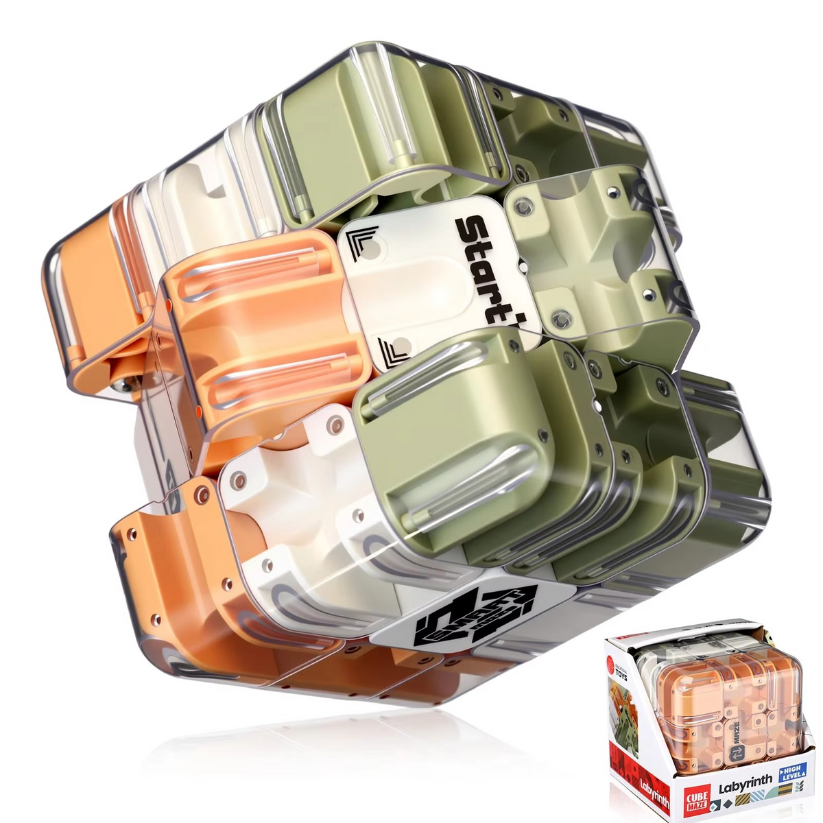 Cube labyrinthe 3D