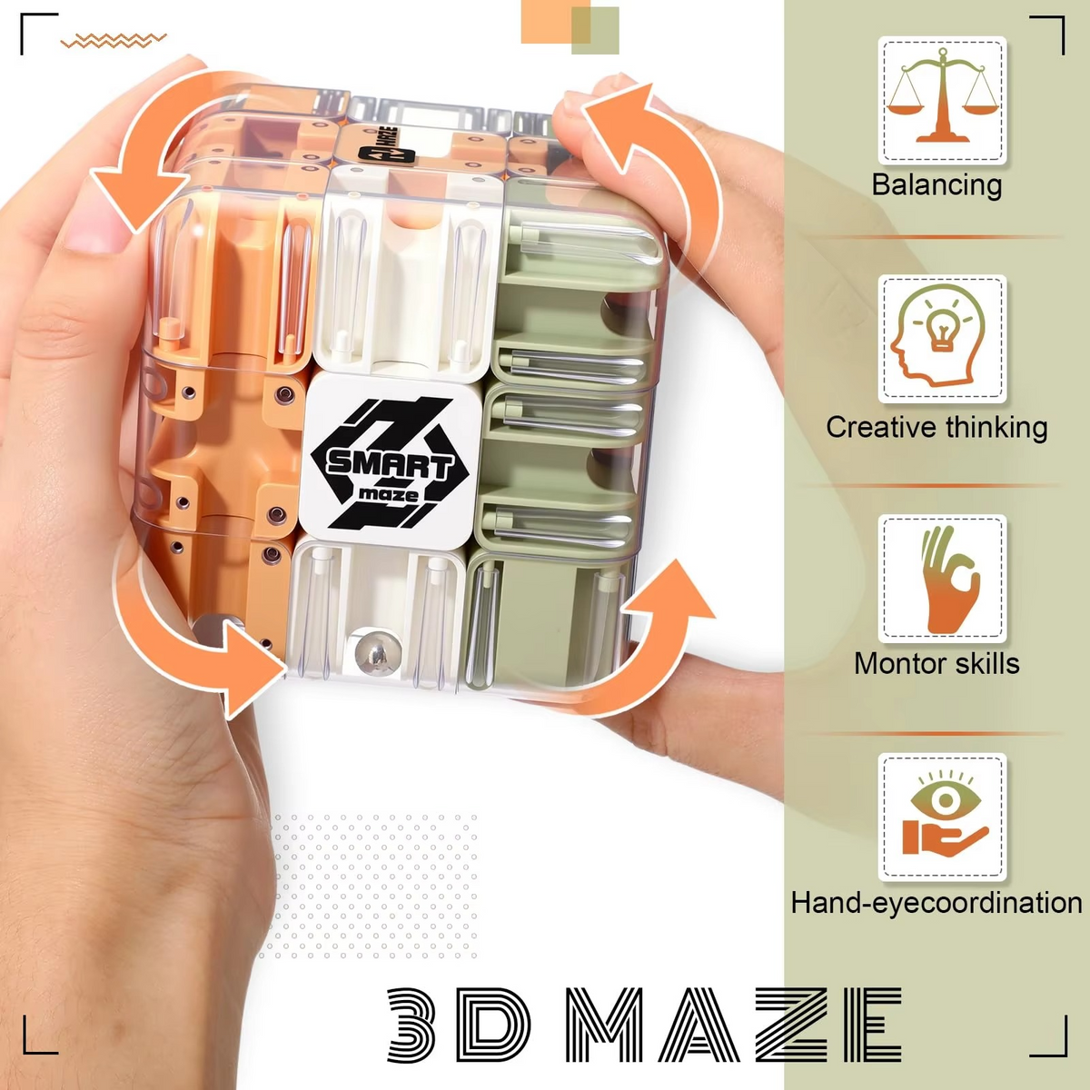 Cube labyrinthe 3D