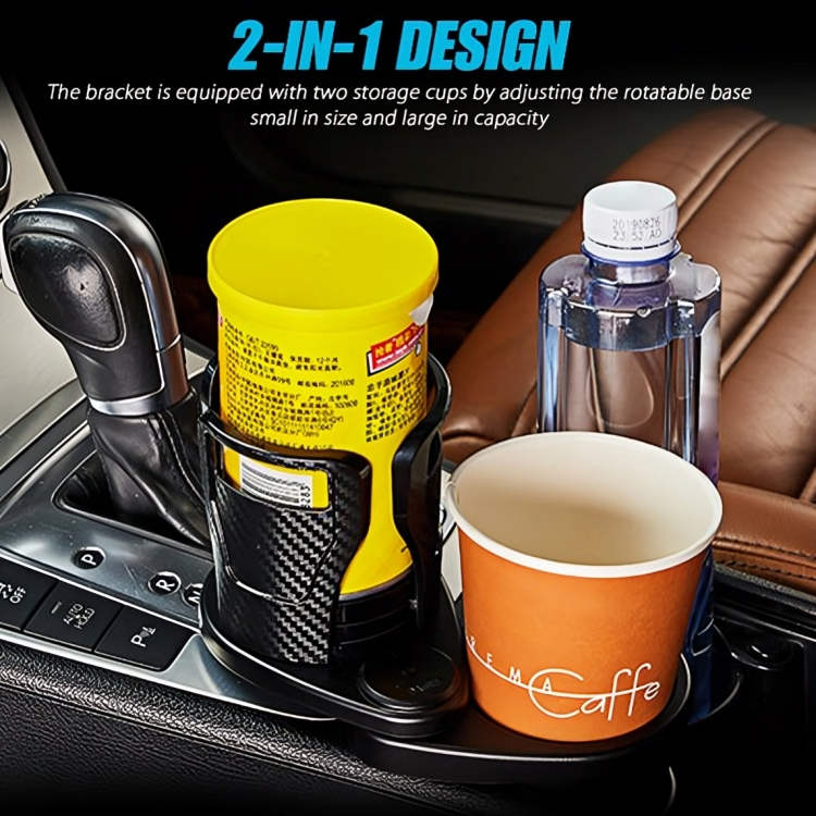 Support de console automobile avec porte-gobelets
